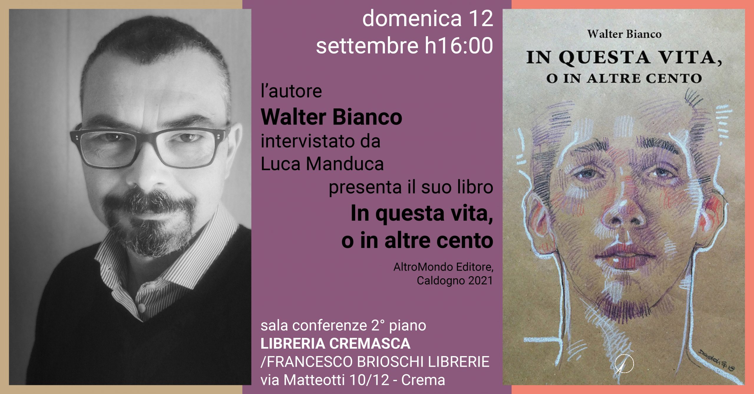 Incontro con l’autore: Walter Bianco